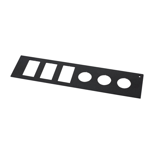 15082 - Filler Panel, 3 Rocker Switches and 3 Knockouts