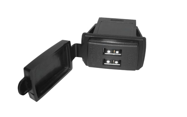 15371 - Kussmaul Dual USB Power Port Module for Switch Knock-outs (43.000)