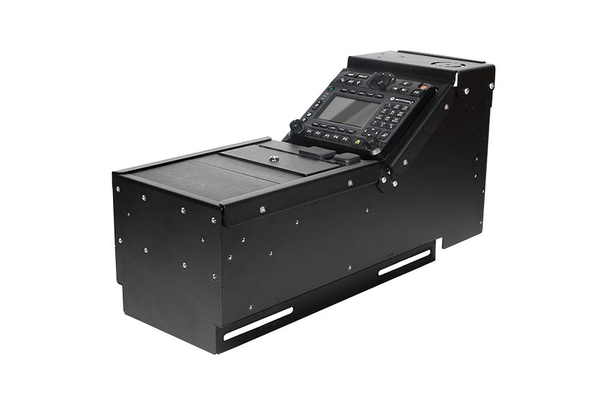 7160-0548 - Utility Specific Console Box; Includes 3 faceplates and 3 filler panels.