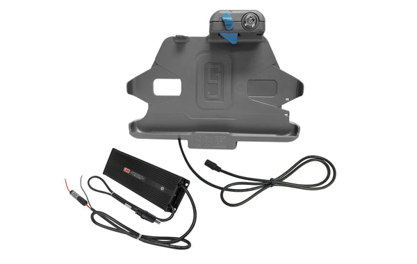 7170-0765-33 - KIT: Samsung Galaxy Tab Active2/Active3/Active5 DUAL USB Dock w/MP205 connector (7160-1368-30) and LIND 20/60 VDC Material Handling Isolated Power Adapter(#7300-0473)