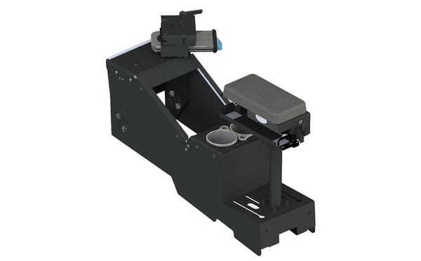 7170-0735-10 - KIT - 2020+ Ford Utility Short Console Box with Cup Holder, Printer Armrest, and 7