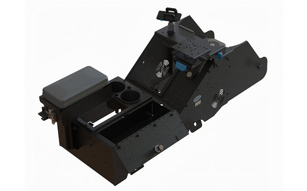 7170-0848-07 - KIT- 2021-2024 Chevy Tahoe Wide Body Console Kit with PRNT Armrest, Cup Holder, Magnetic Mic Clip, Phone Mount, and Mongoose 9