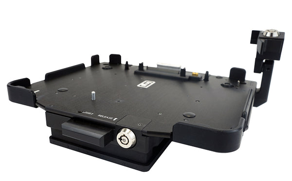 7300-0597-22 - Panasonic Toughbook 20 Trimline™ Laptop Vehicle Docking Station, LITE Port, DUAL RF with Screen Lock Arm (7300-0192)