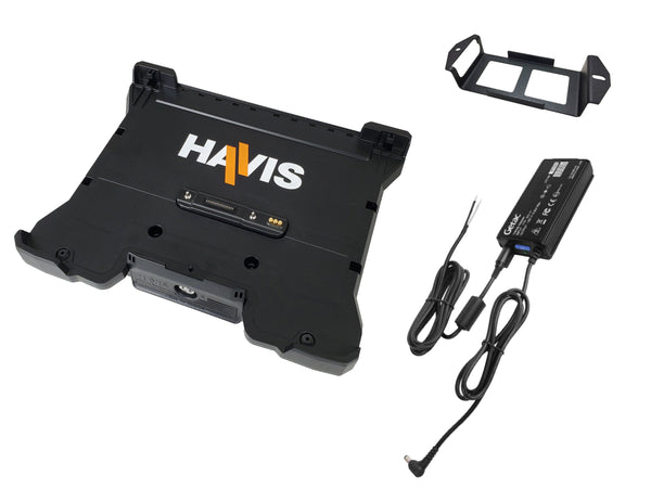 Havis DS-GTC-1202-3-BW | Docking Station For Getac B360 and B360 Pro Laptops With Triple Pass-Thru Antenna Connections & External Power Supply with Bare Wire