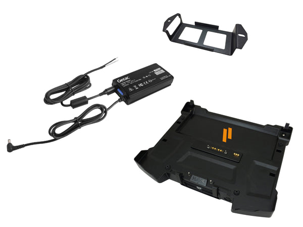 Havis DS-GTC-617-3-BW | Docking Station For Getac S410 Notebook With Triple Pass-Thru Antenna Connections & External Power Supply with Bare Wire