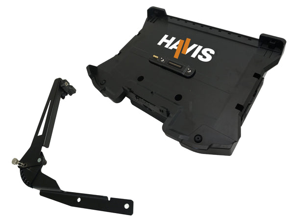 Havis PKG-DS-GTC-1403-3 | Package – Cradle for Getac S510 Laptop with Triple Pass-Through Antenna Connection & Screen Support