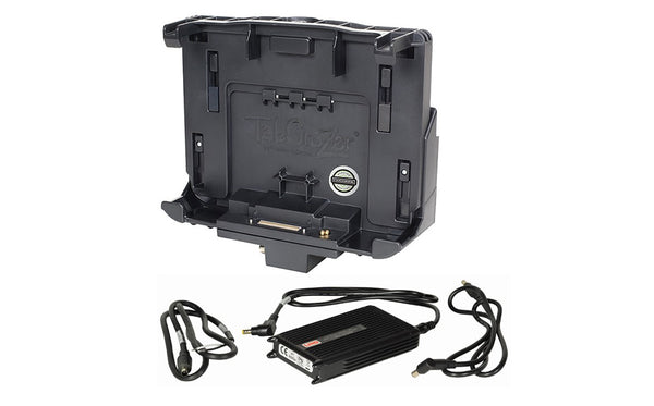 7170-0930-02 - KIT: Panasonic Toughpad FZ-G1/G2 Docking Station, Dual RF, VESA Hole Pattern with LIND 11-16V Auto Power Adapter with Bare Wire Lead