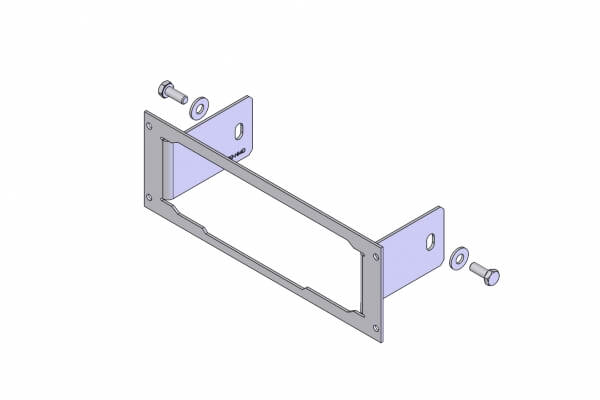 Havis C-EB30-HMD-1P - 1-Piece Equipment Mounting Bracket, 3-in Mounting Space, Fits Hytera MD782G remote head radio