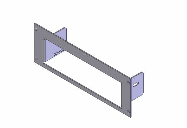 Havis C-EB30-XG2-1P | 1-Piece Equipment Mounting Bracket, 3″ Mounting Space, Fits Harris/L3Harris XG-25M model DM-M78B