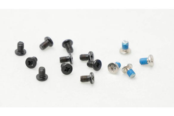 FZ-VSW551U Screws Set (set of 9).  Silver and Black.  TOUGHBOOK 55, 40