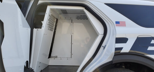 Havis K9-F28-XL | Extended K9 Transport System For 2020-2025 Ford Interceptor Utility – White