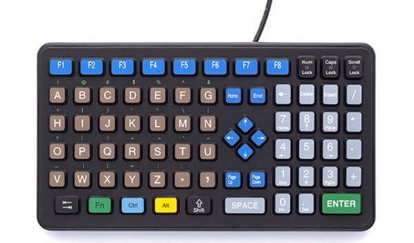 Havis KB-114 | Compact USB Keyboard with Oversized Keys