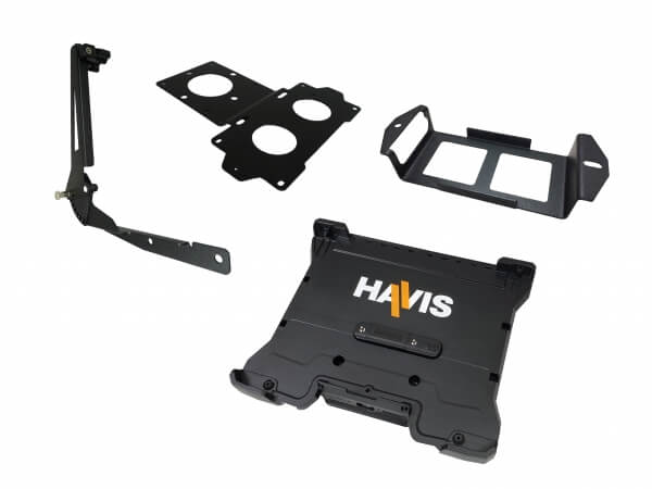 Havis PKG-DS-GTC-1208 - Package - Cradle For Getac B360 and B360 Pro Laptops With Power Supply Mounting Brackets and Screen Support