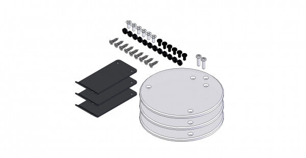 Havis PT-A-607 | Prisoner transport clear protective guard and Mount bracket kit for customer supplied camera system