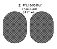15-5045W Setcom Foam Acoustical Pads (each)