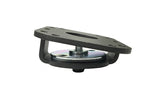 7160-0436 - 10 degree Angled Lowswivel with .38" Hole, mounts on 3/8" stud. GJ and VESA 75 mounting pattern.