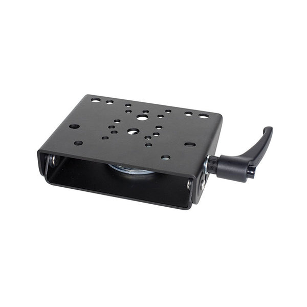 7160-0775 - LOW Clevis with 3-stud adapter plate for smiley-face mounting pattern, GJ, VESA 75, AMPS, NEC mounting patterns. 