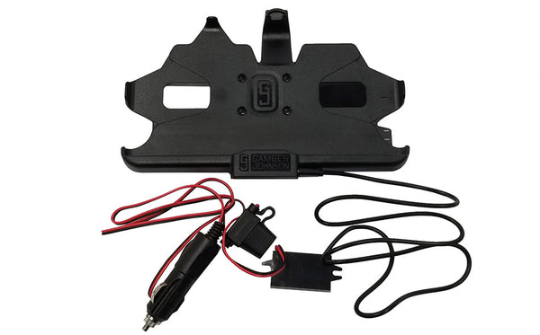7160-1313-01 - Samsung Tab Active2/Active3/Active5 Living Hinge Charging Cradle w /pwr adapter & cig lighter