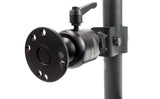 7160-1367 - Zirkona 3/4" to 1-7/8" Pole Mount w/ Round Mounting Plate