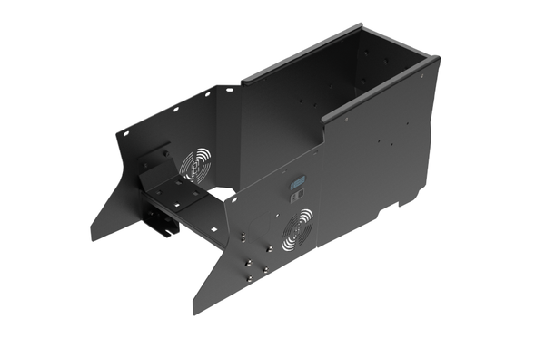 7160-1477 - Console box- Ford Utility 2020+ Vehicle Specific Deep Console- Incomplete box (needs 7160-1543 printer mount, or see kits 7170-0822-XX)