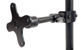 7160-1533-01 - Zirkona, 3/4" to 1-7/8" Pole Mount with 6" Medium Dog-Bone and VESA 75mm Plate