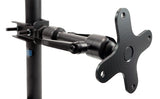 7160-1533-01 - Zirkona, 3/4" to 1-7/8" Pole Mount with 6" Medium Dog-Bone and VESA 75mm Plate