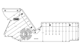 7170-0887-04 - Kit, 2021+ Dodge Charger Standard Console with Cup Holder, Armrest, and LSA with Short Clevis
