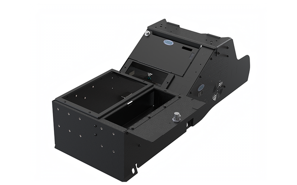 7160-1896-01 - Console box- 2019+ Chevy Silverado Wide Body Console with Printer Mount