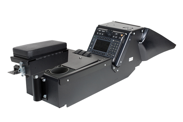 7170-0137-02 - Kit, 2011-2020 Dodge Charger Console Box, Cup Holder and Printer Armrest.   Includes 3  faceplates and 3  filler panels.