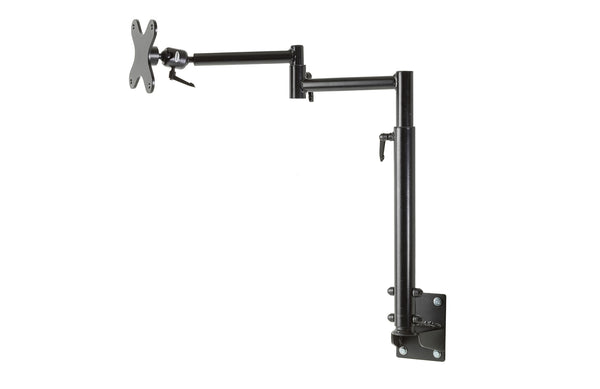 7170-0597 - HEIGHT-ADJUSTABLE EXTENDING WALL MOUNT   (Includes 7110-1246 Dual Articulating Arm, 7110-1259 Medium 2-Down joiner, 17246 Robust Wall Mount Bracket, 14140 Vesa 75/100 Adapter Plate)
