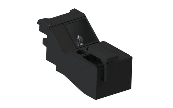 7170-0728-01 - KIT - F150 (2015-2020) F250-F550 (2017+) F-Series 4X4 Shifter Console Box with Cup Holder and Rear Armrest