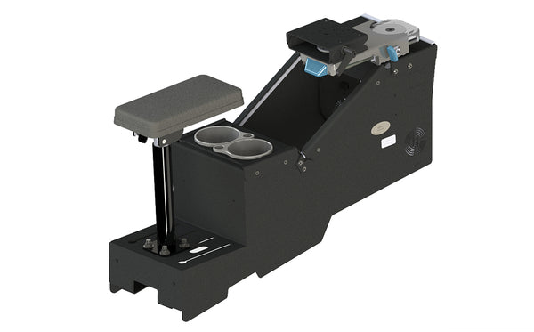 7170-0735-08 - KIT - 2020+ Ford Utility Short Console Box with Cup Holder, Pole Armrest, and 9