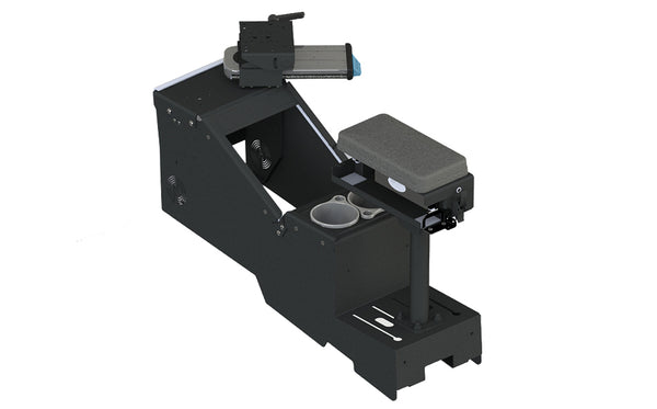 7170-0735-11 - KIT - 2020+ Ford Utility Short Console Box with Cup Holder, Printer Armrest, and 9