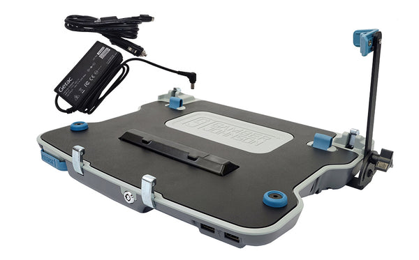 7170-0795-00 - KIT: Getac B360 NO RF Laptop Vehicle Cradle - no electronics  (7160-1432-00) and Getac 120W auto power adapter w/ Cig lighter connector  (7300-0471)