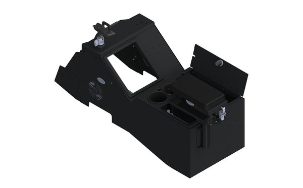 7170-0882-02 - KIT - 2021+ Ford F-150 Wide Body Console Box with Cup Holder and Printer Armrest 
