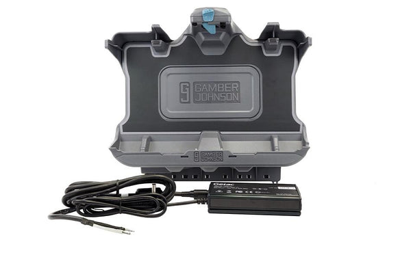 7170-0901-10 - KIT: F110 G6 NO RF VEHICLE CRADLE (7160-1642-00) WITH GETAC 120W POWER ADAPTER WITH BARE WIRE LEAD (7300-0516)