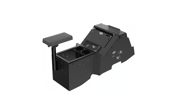 7170-1078-01 - KIT - 2021+ FORD F150 WIDE-TO-NARROW CONSOLE, PRINTER MOUNT W/ CUP HOLDER & TALL ARMREST 	