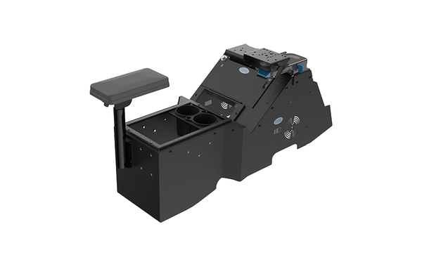 7170-1078-02 - KIT - 2021+ FORD F150 WIDE-TO-NARROW CONSOLE, PRINTER MOUNT W/ CUP HOLDER, TALL ARMREST, & MONGOOSE XLE 9