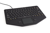 7300-0332 - iKey Keyboard SL-80-TP, a compact, lightweight, and fully-rugged mobile keyboard. This keyboard is fully-sealed and designed to meet NEMA 4X specifications, meaning it is resistant to dirt, dust, water, ice and corrosives.