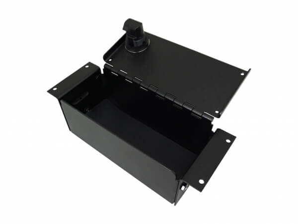 Havis C-AP-0325-L | 3″ Accessory Pocket w/Hinged Lid & Lock, 2.5″ Deep
