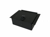 C-AP-0625-L | 6″ Accessory Pocket W/Hinged Lid & Lock, 2.5″ Deep