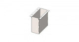 C-APW-0548 | 5″ Accessory Pocket, 4.8″ Deep for 3.3″W Section of Wide Consoles