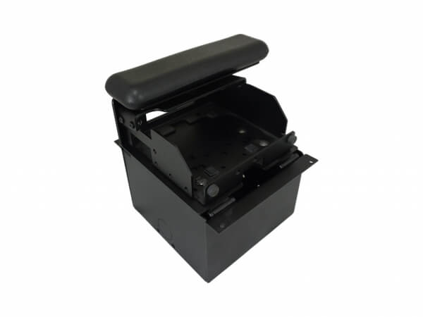 Havis C-ARPB-145 | Zebra ZQ520 & ZQ521 Printer Mount with Accessory Pocket & Short Armrest