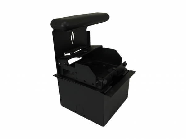 Havis C-ARPB-147 | Zebra ZQ520 & ZQ521 Printer Mount with Accessory Pocket and Tall Armrest