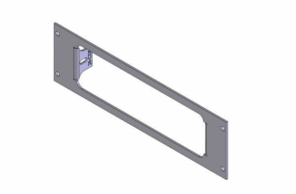 Havis C-EB25-CDR-1P | 1-Piece Equipment Mounting Bracket, 2.5″ Mounting Space, Fits Motorola CDM 750, 1250, 1550