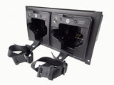 C-EB45-AP2-1P | 1-Piece Equipment Mounting Bracket, 4.5″ Mounting Space, Fits Two Motorola APX-Series Chargers