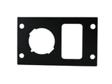 C-EBW20-LP1-USB-1P | Equipment Bracket for Wide VSW Consoles, Fits Single Lighter Plug and Single USB/Switch