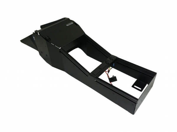 Havis C-VS-0909-CHGR-PM-2 | Vehicle-Specific 18″ Angled Console w/ Internal PockJet 8 Printer Mount for 2021-2023 Dodge Charger Police