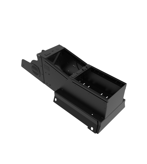 Havis C-VS-1012-TAH-2 | Vehicle-Specific 22″ Angled Console for 2025 Chevrolet Tahoe Police Pursuit Vehicle