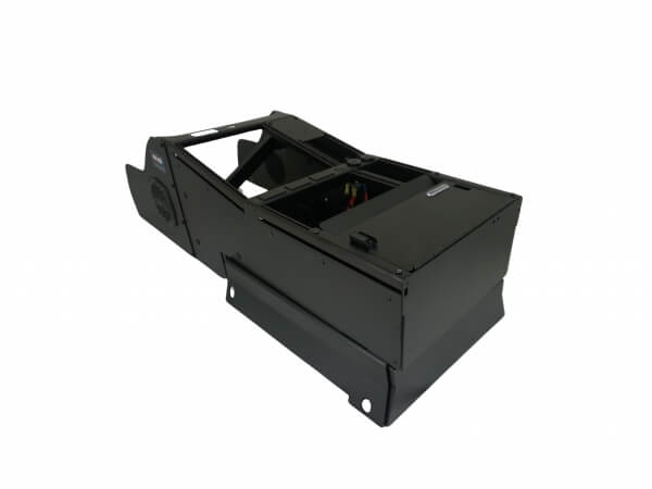 Havis C-VSW-1005-TAH-PM-2 | Vehicle-Specific 15″ Wide Angled Console with Internal PocketJet 8 Printer Mount for 2021-2024 Chevrolet Tahoe Police Pursuit Vehicle